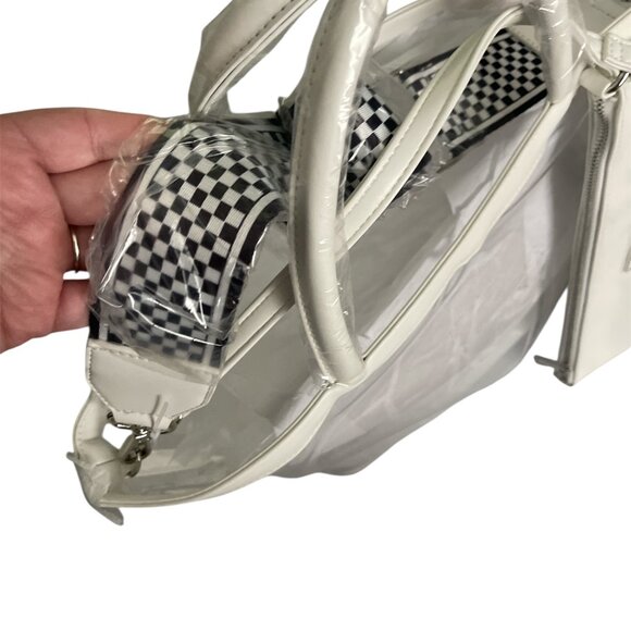 Like Dream Clear Tote Bag, Crossbody Bag, Stadium Approved Clear Purse & Wh 2pcs - Picture 4 of 7
